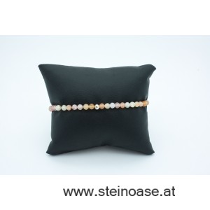 Armband Aprikosen-Achat facettiert 3mm